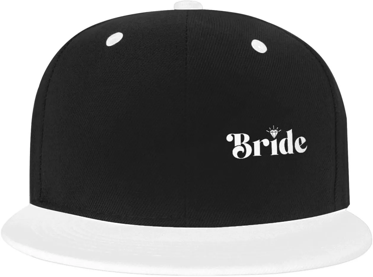Bride Hat Funny Snapback Flat Brim Bill Hip Hop Baseball Cap Women Men Gift