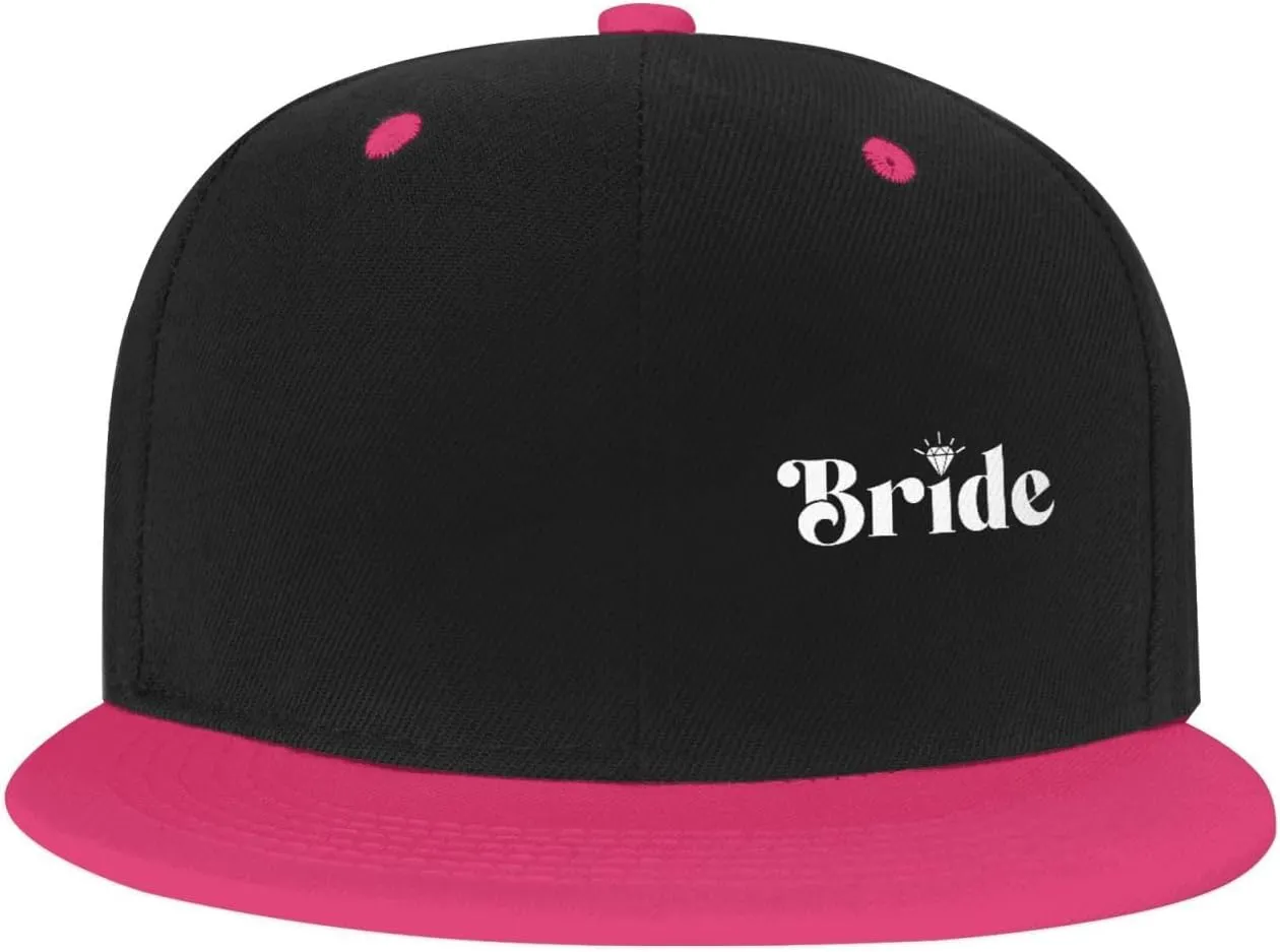 Bride Hat Funny Snapback Flat Brim Bill Hip Hop Baseball Cap Women Men Gift
