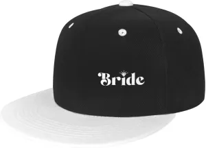 Bride Hat Funny Snapback Flat Brim Bill Hip Hop Baseball Cap Women Men Gift