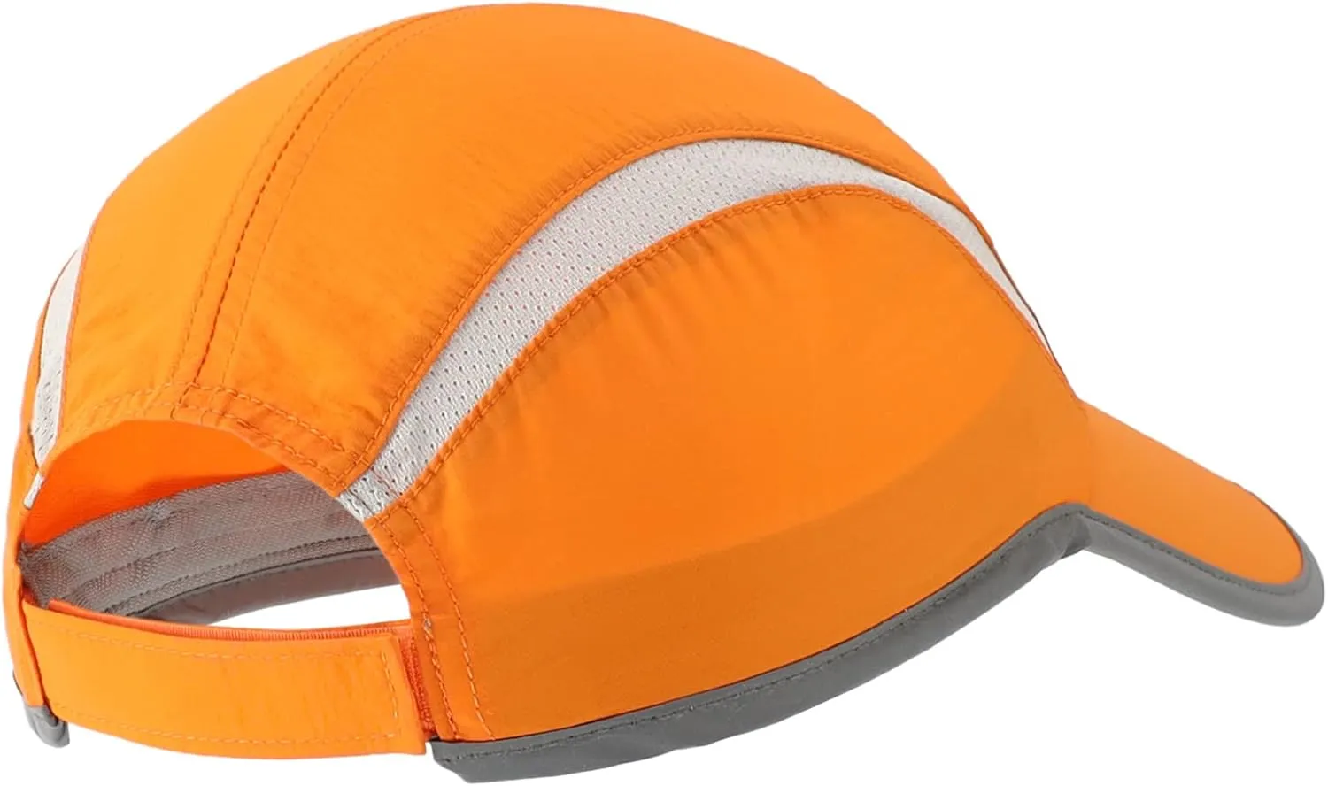 Connectyle Foldable Mesh Sports Cap with Reflective Stripe Breathable Sun Runner Cap