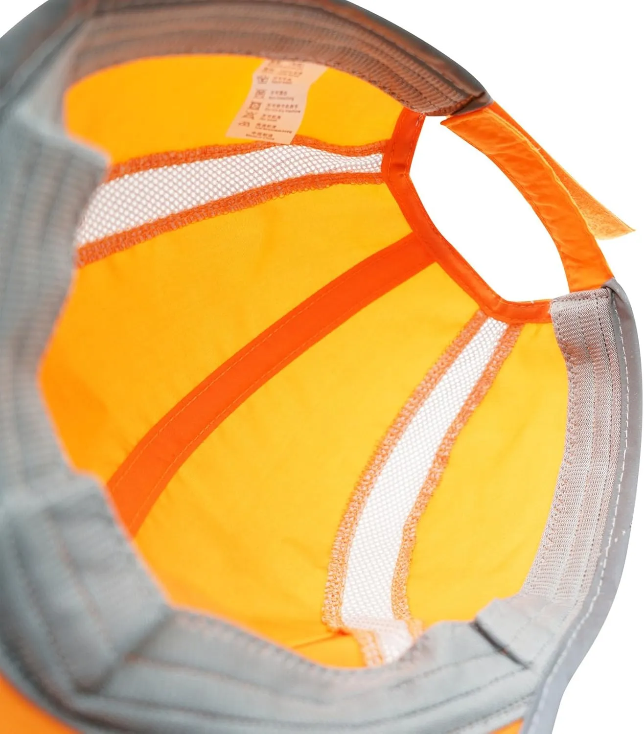 Connectyle Foldable Mesh Sports Cap with Reflective Stripe Breathable Sun Runner Cap