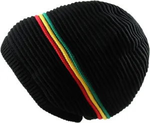 Cotton Rasta Knitted Beanie for Long Dreadlocks XXXL