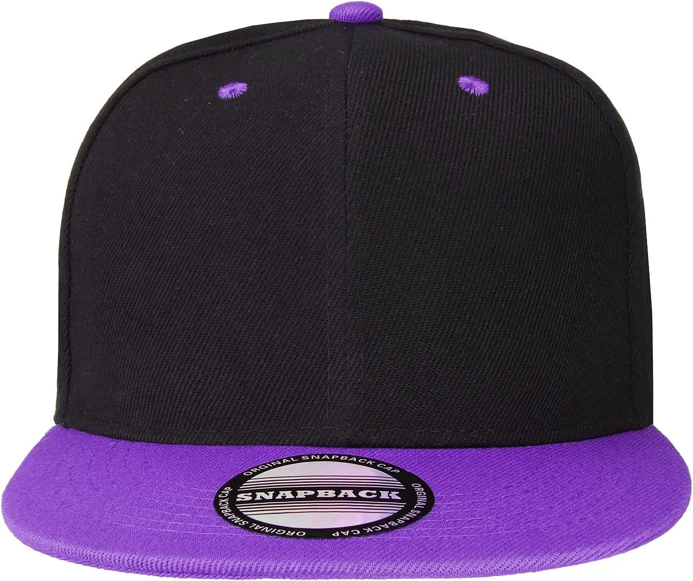 Falari Wholesale 12 Pack Snapback Hat Cap Hip Hop Style Flat Bill Blank Solid Color Adjustable Size