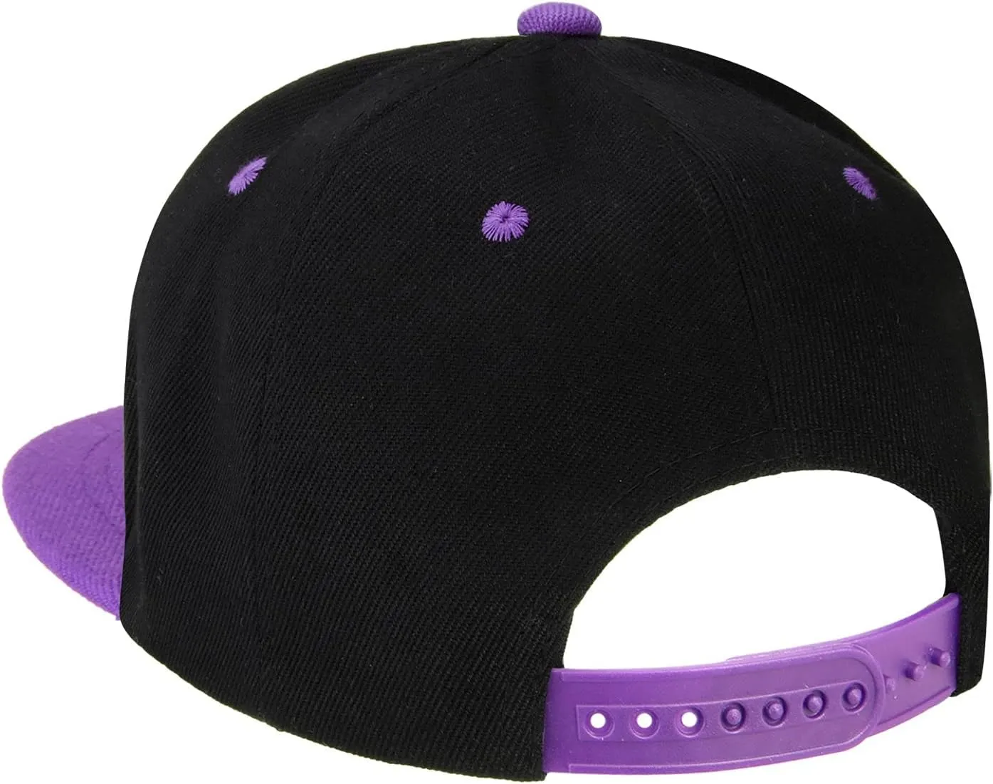Falari Wholesale 12 Pack Snapback Hat Cap Hip Hop Style Flat Bill Blank Solid Color Adjustable Size