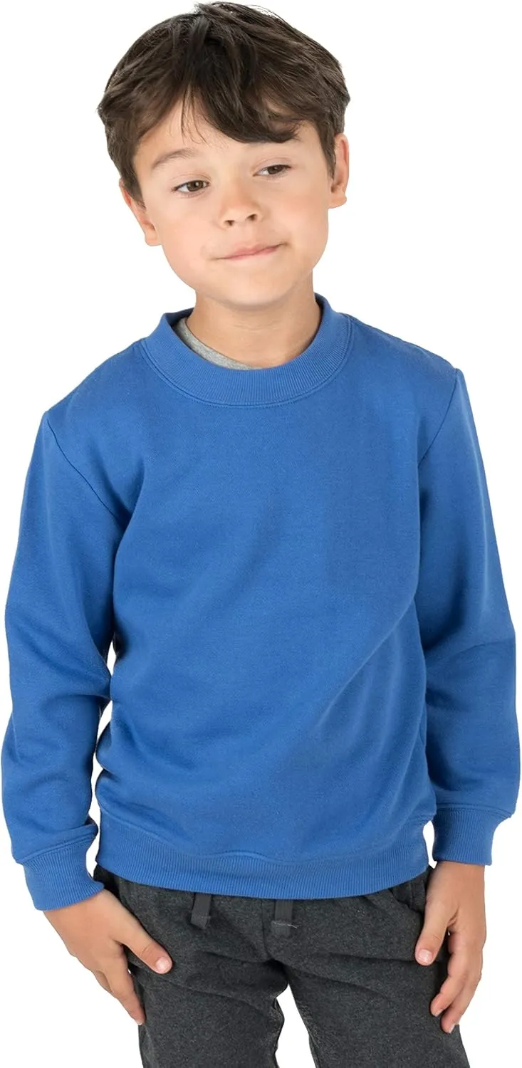 Leveret Long Sleeve Sweatshirt Boys Girls Kids & Toddler Soft & Durable Boys & Girls Clothes (Size 2-14 Years)