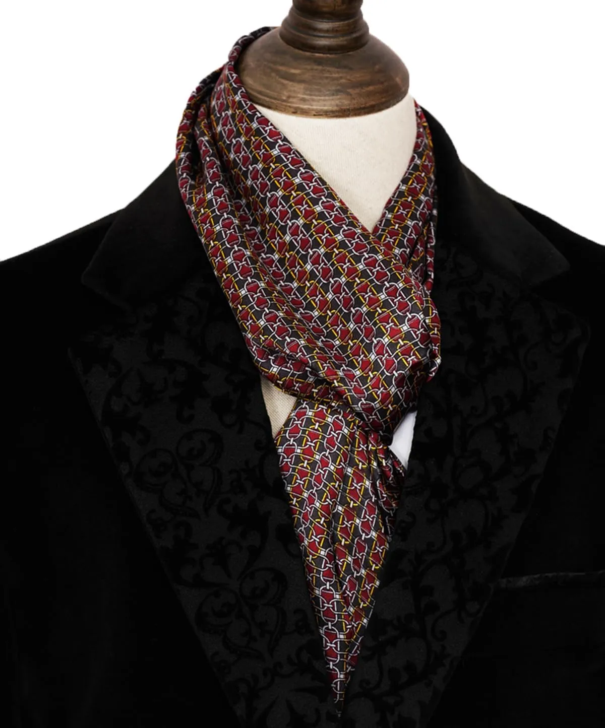 Mens 100 Silk Scarf Double Layers Fashion Wrap Neckerchief Formal Business Casual Party