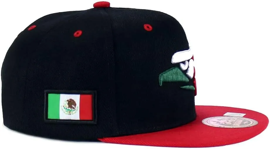 Mexican Mexico Hat Hecho En Mexico Eagle Aguila Snapback Flat Bill Baseball Cap