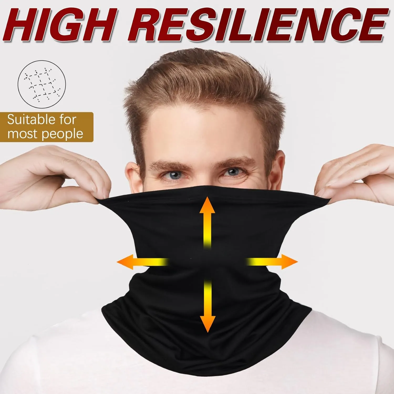 Neck Gaiter Scarf for Men and Women Face Mask Ski Balaclava Cover Breathable Bandana UV Protection
