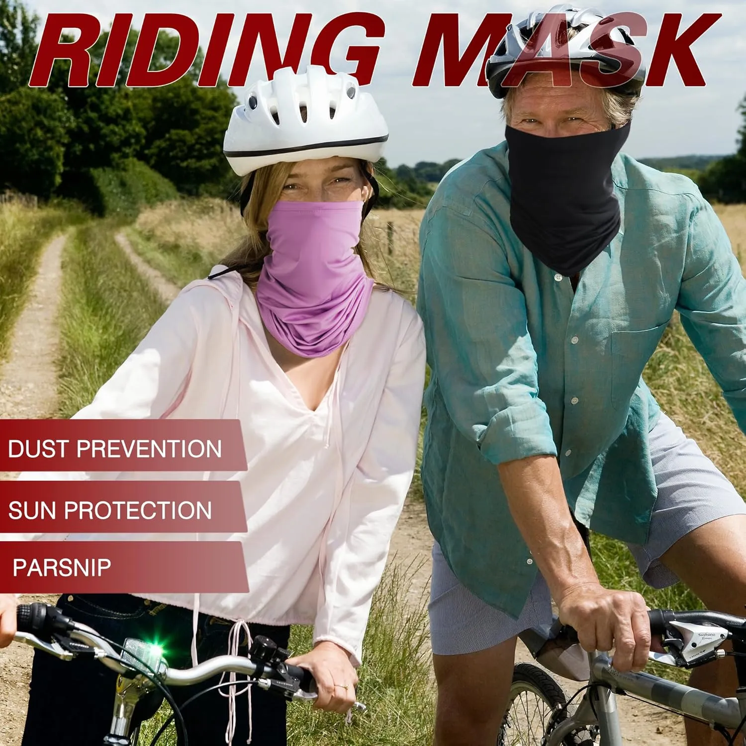 Neck Gaiter Scarf for Men and Women Face Mask Ski Balaclava Cover Breathable Bandana UV Protection
