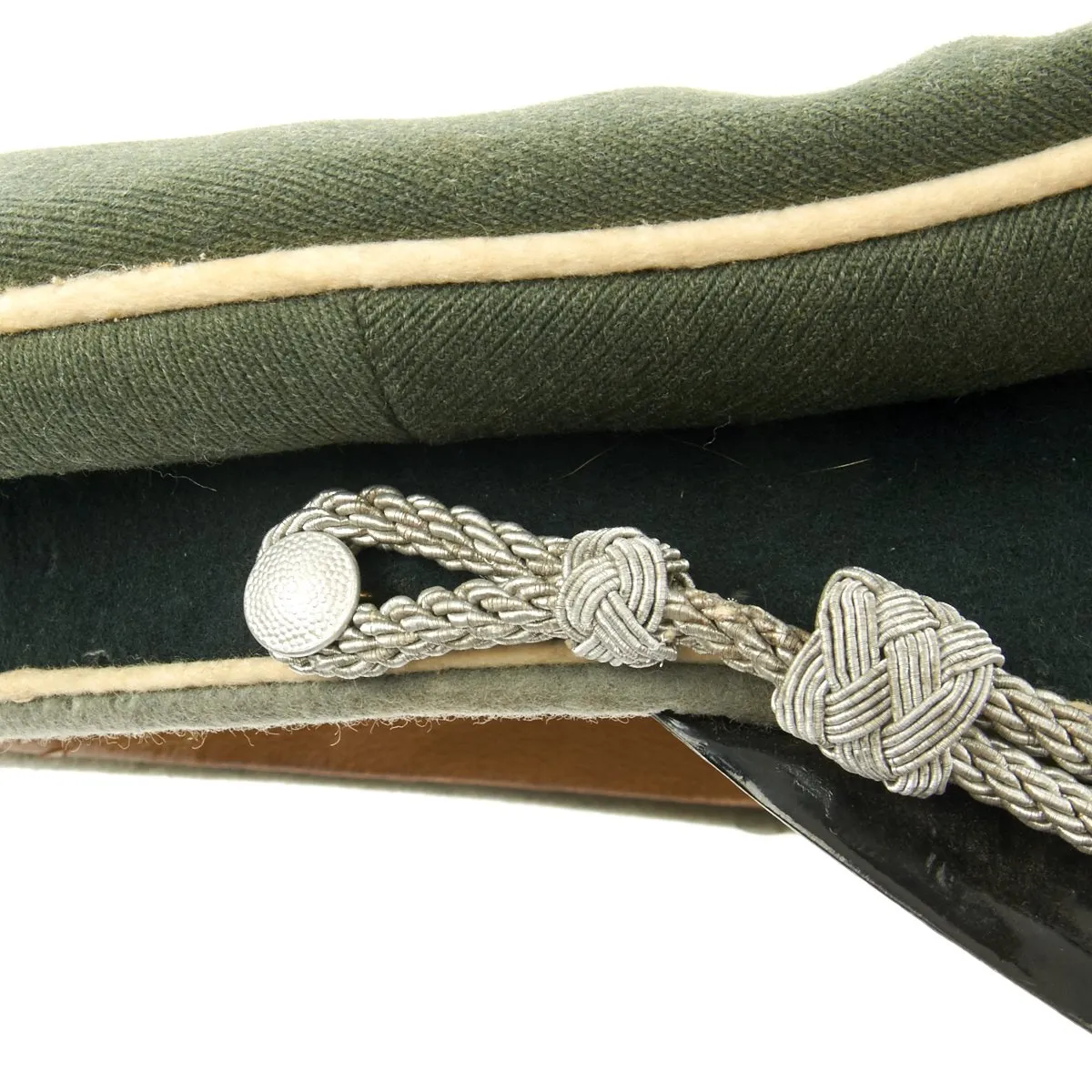 Original German WWII Army Heer Officer Visor Cap by EREL