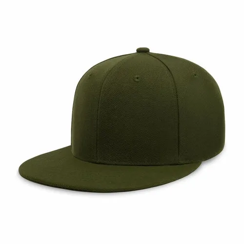 Plain Snapback Flat Cap