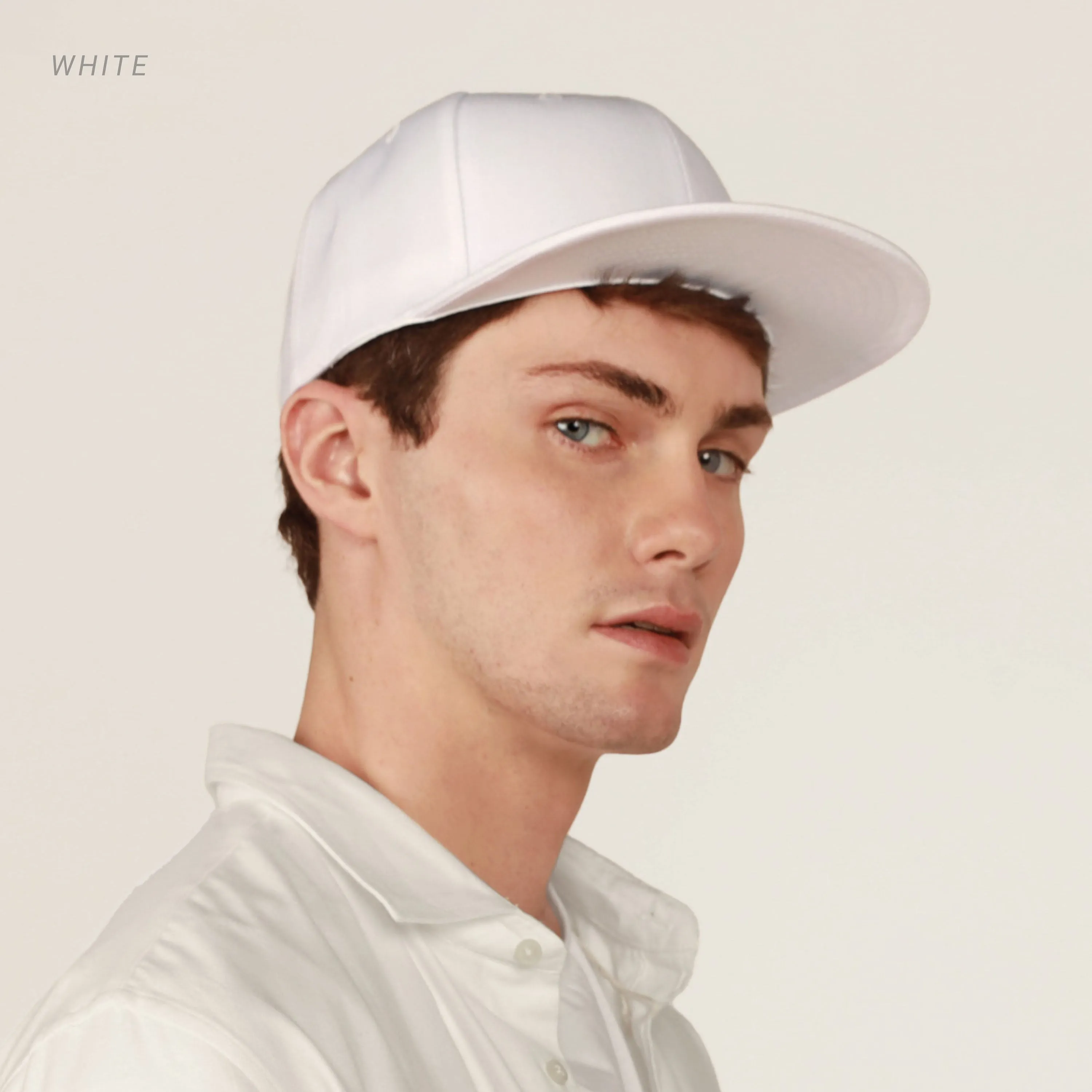 Plain Snapback Flat Cap
