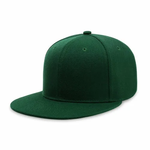 Plain Snapback Flat Cap