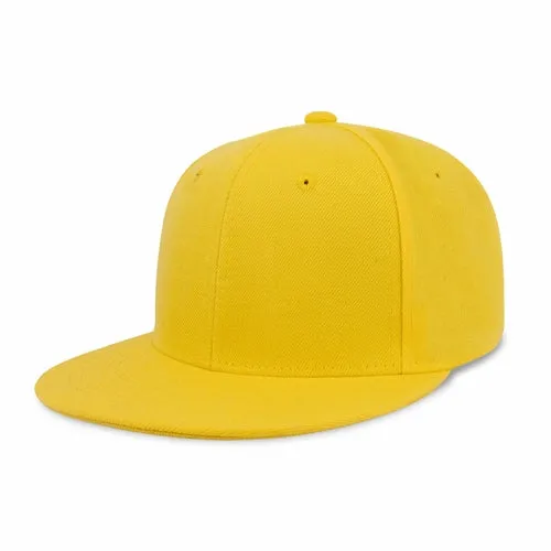 Plain Snapback Flat Cap