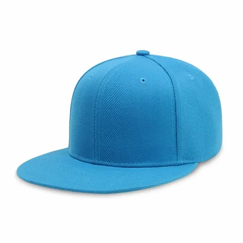Plain Snapback Flat Cap