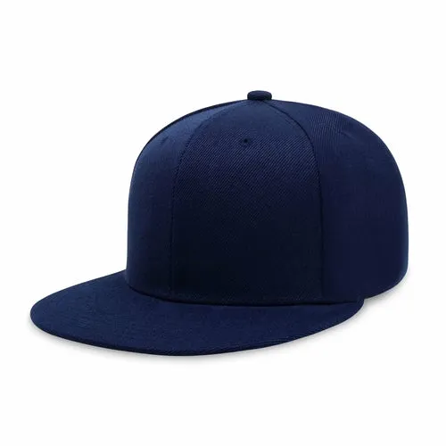 Plain Snapback Flat Cap