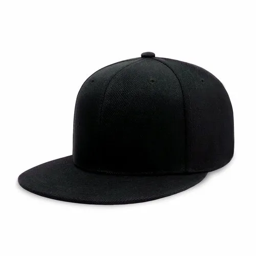 Plain Snapback Flat Cap