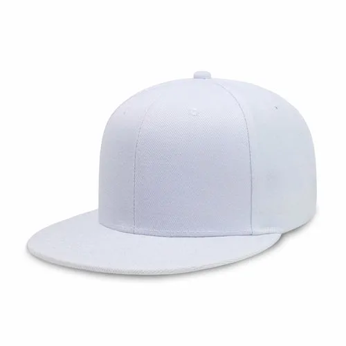 Plain Snapback Flat Cap