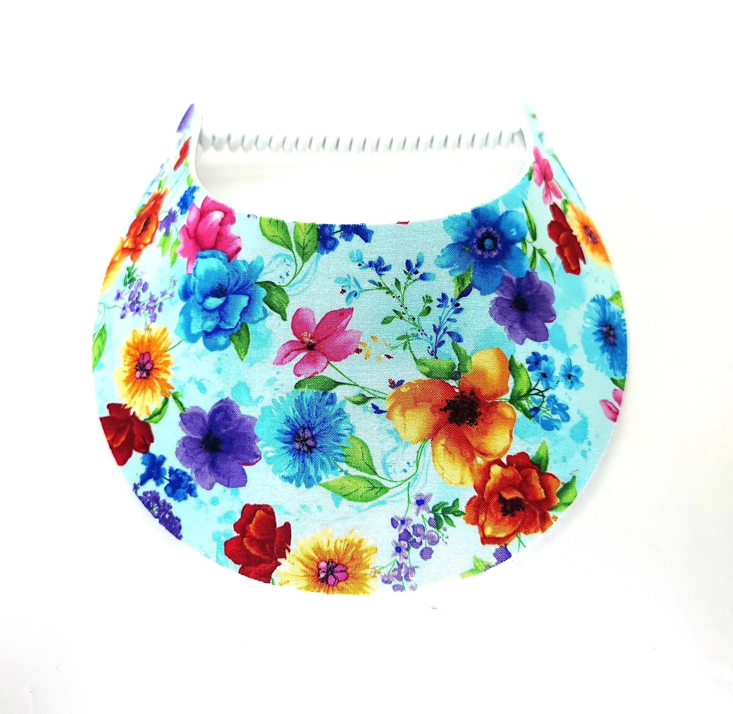 Pretty Flowers Foam Sun Visor