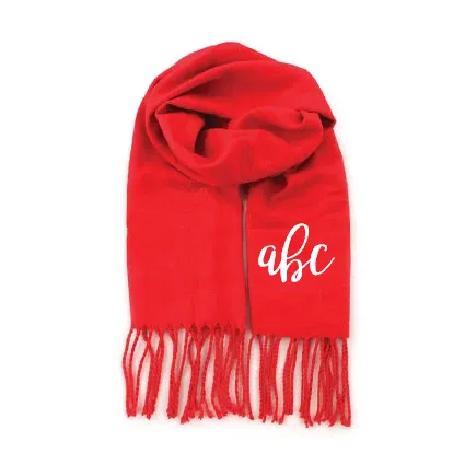 Red Children's Cashmere Scarf