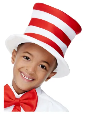 Red White Striped Top Hat Kids