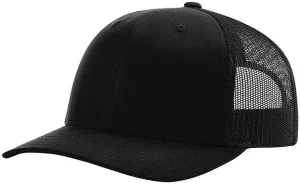 Richardson Youth Trucker Snapback Cap One Size Black