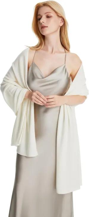 Seasons Comfort 100% Cashmere Stole, Finer, Softer, Lighter