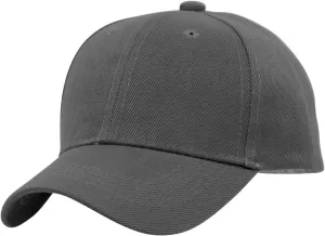 TOP HEADWEAR Blank Kids Youth Baseball Adjustable Hook and Loop Closure Hat