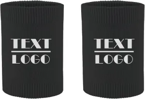 TopTie 2PCS Custom Wrist Sweatband Tennis, Sport Sweat Knit Wristband Color Printing for Football Yoga