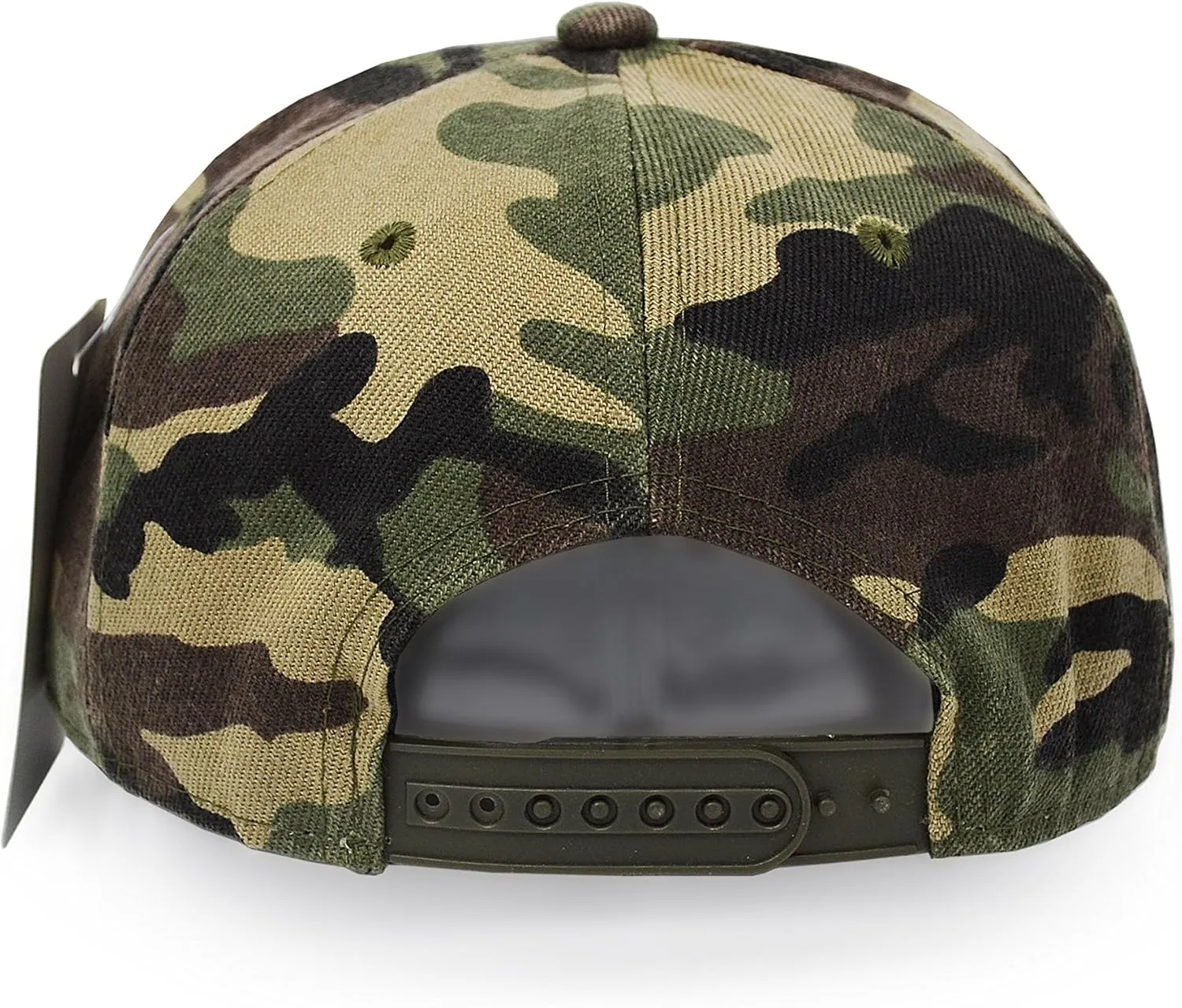 UltraKey Flat Brim Cap, Army Military Camo Baseball Cap Camouflage Hip Hop Flat Bill Plain Snapback Hats