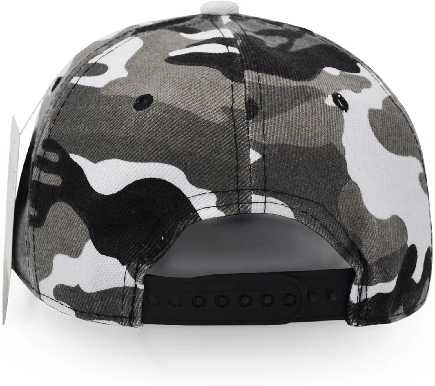 UltraKey Flat Brim Cap, Army Military Camo Baseball Cap Camouflage Hip Hop Flat Bill Plain Snapback Hats