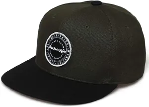 UNDERCONTROL Not Their Fight Logo Hard Snapback Flat Brim Adjustable Trucker Dad Cap Unisex UV Protect Baseball Hat Korea (Olive)
