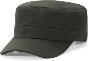 Unisex Cadet Army Cap Flat Top Cap Twill Military Corps Hat for Women Men