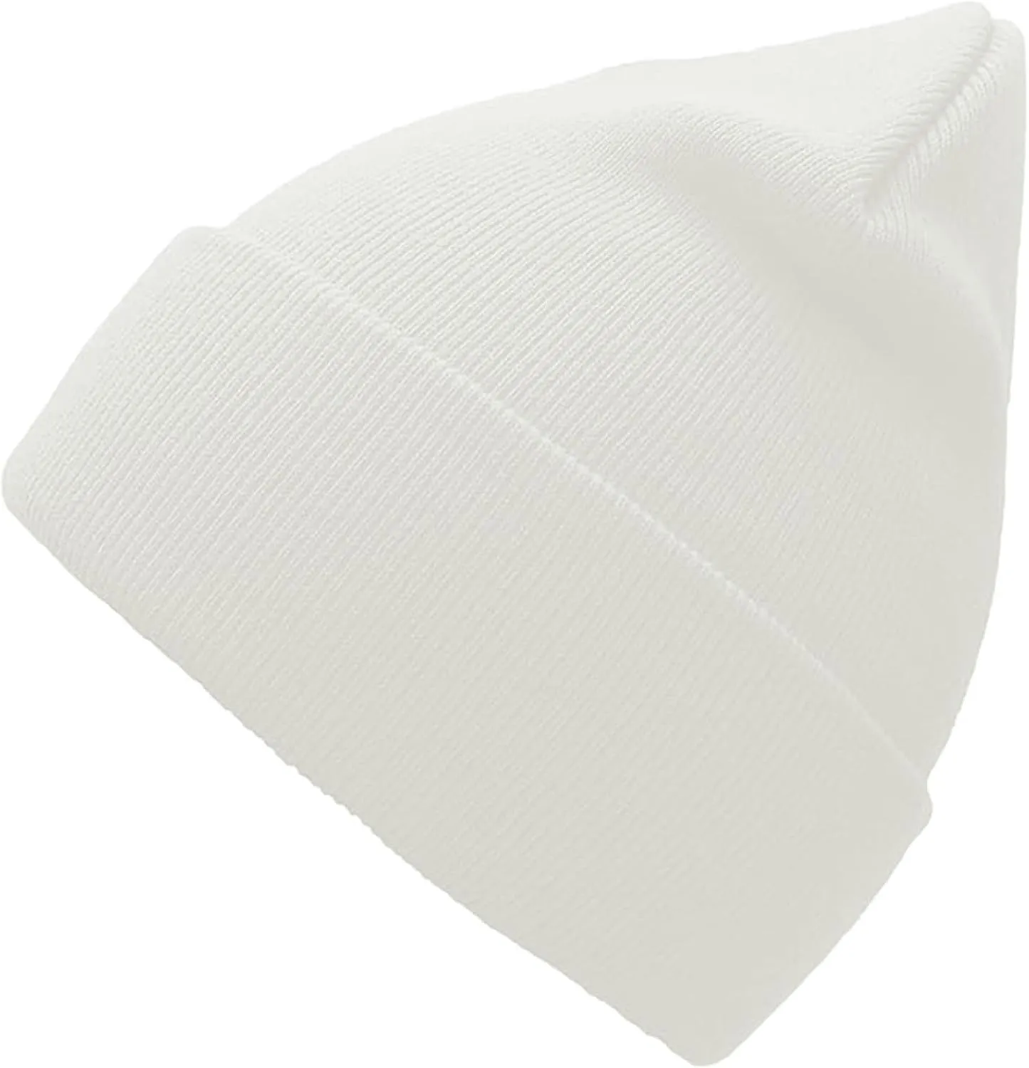 Unisex Solid Knit Cuffed Beanie - for Men and Women Daily Beanies Winter Warm Hat Skull Cap