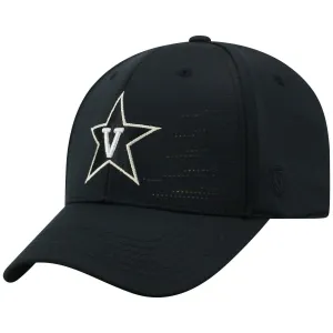 Vanderbilt Commodores TOW Black "Dazed" Structured Flexfit Hat Cap