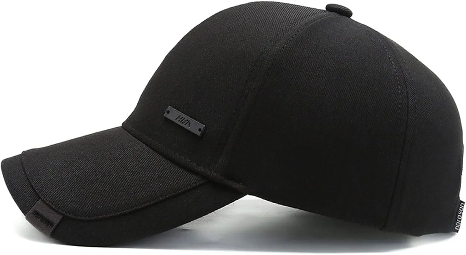 Vintage Cotton Dad Hat with Double Layer Peaks Adjustable Baseball Cap Trendy Trucker Hat for Mens Headwear