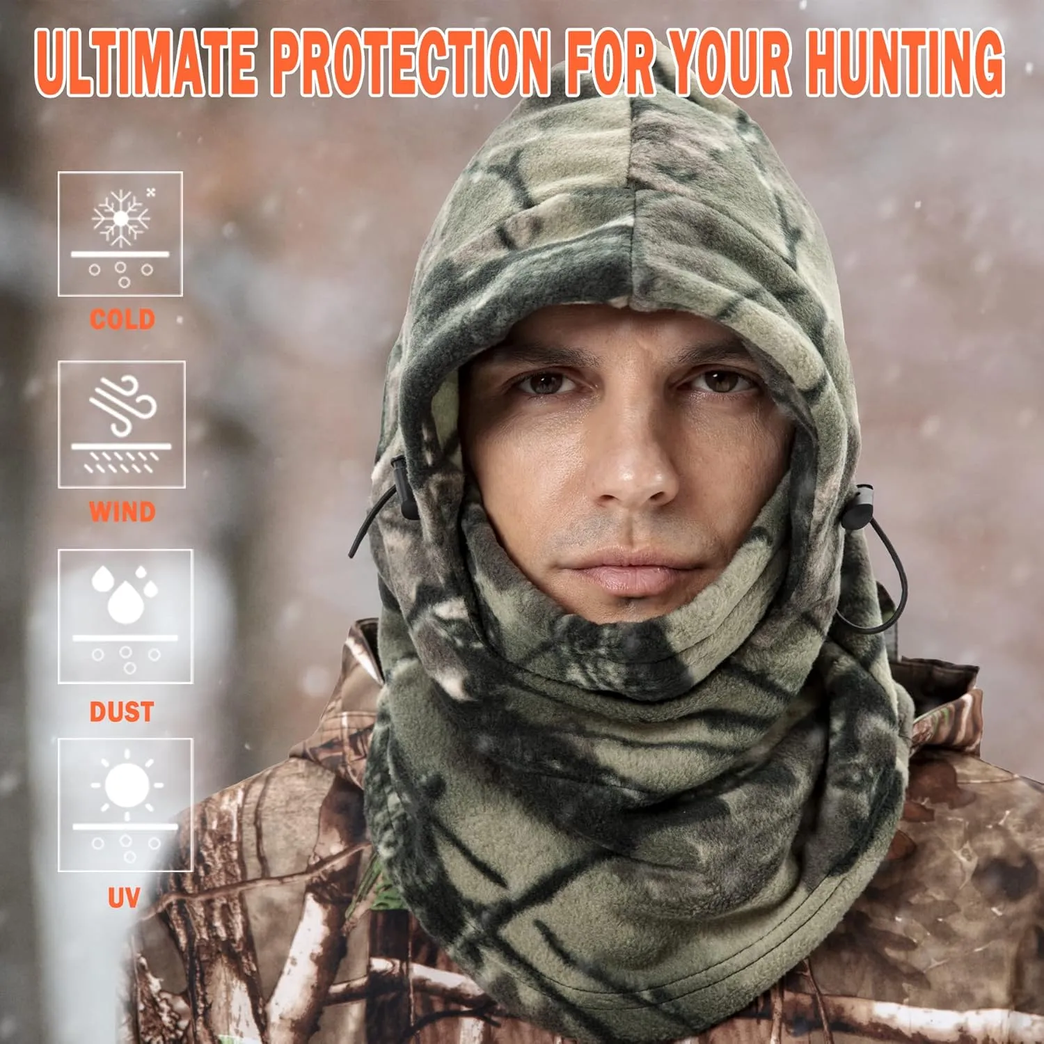 Your Choice Hunting Face Mask, Camo Balaclava Face Mask for Cold Weather, Hunting Gear Gifts for Men Women